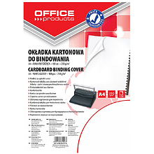 Обложка для переплета "Office Products", A4, картон глянцевый, 250 г/м2, 100 шт., синий