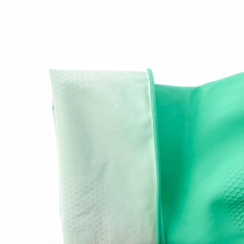 Перчатки латексные HQ Profiline, р-р L, с х/б покрытием, зеленый - 9