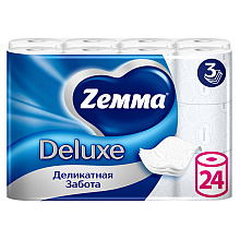 Бумага туалетная Zemma Deluxe