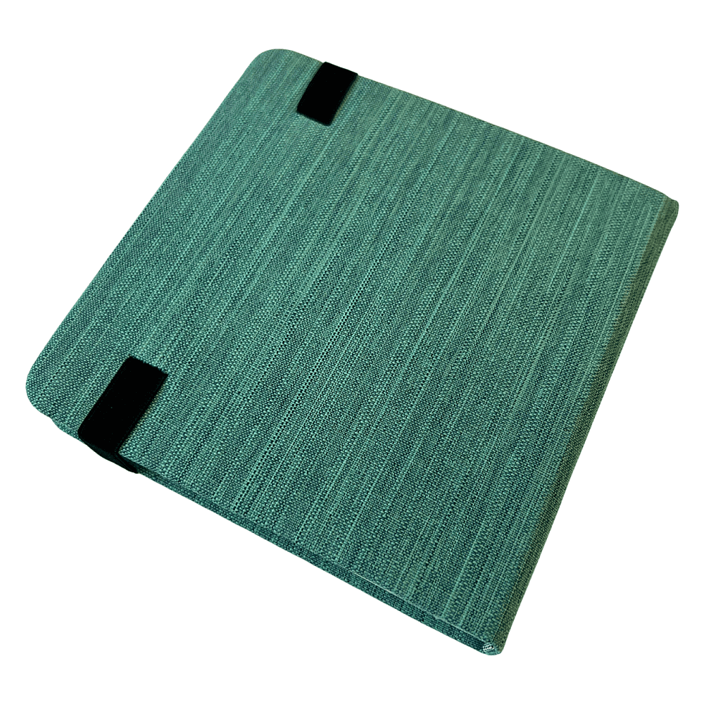 Cкетчбук для акварели "Potentate", холодный пресс, 12х12 см, 300 г/м2, 24 листа, бирюзовый - 3