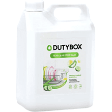 Средство для мытья посуды "Dutybox Алоэ и свежий огурец", экологичное, 5 л
