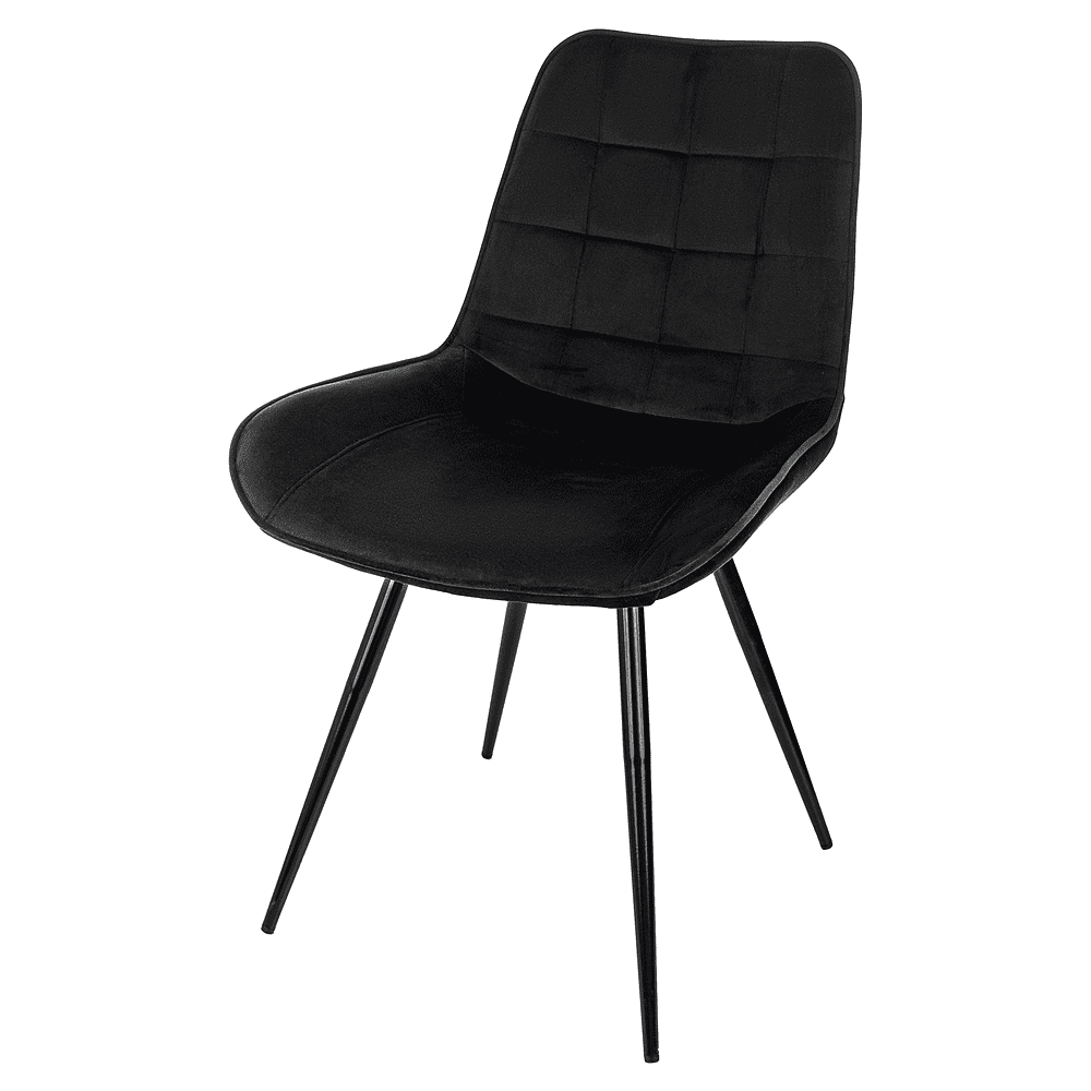 Стул Бюрократ "CH-K2_4", ткань, черный, металл, комплект 4 штуки - 4