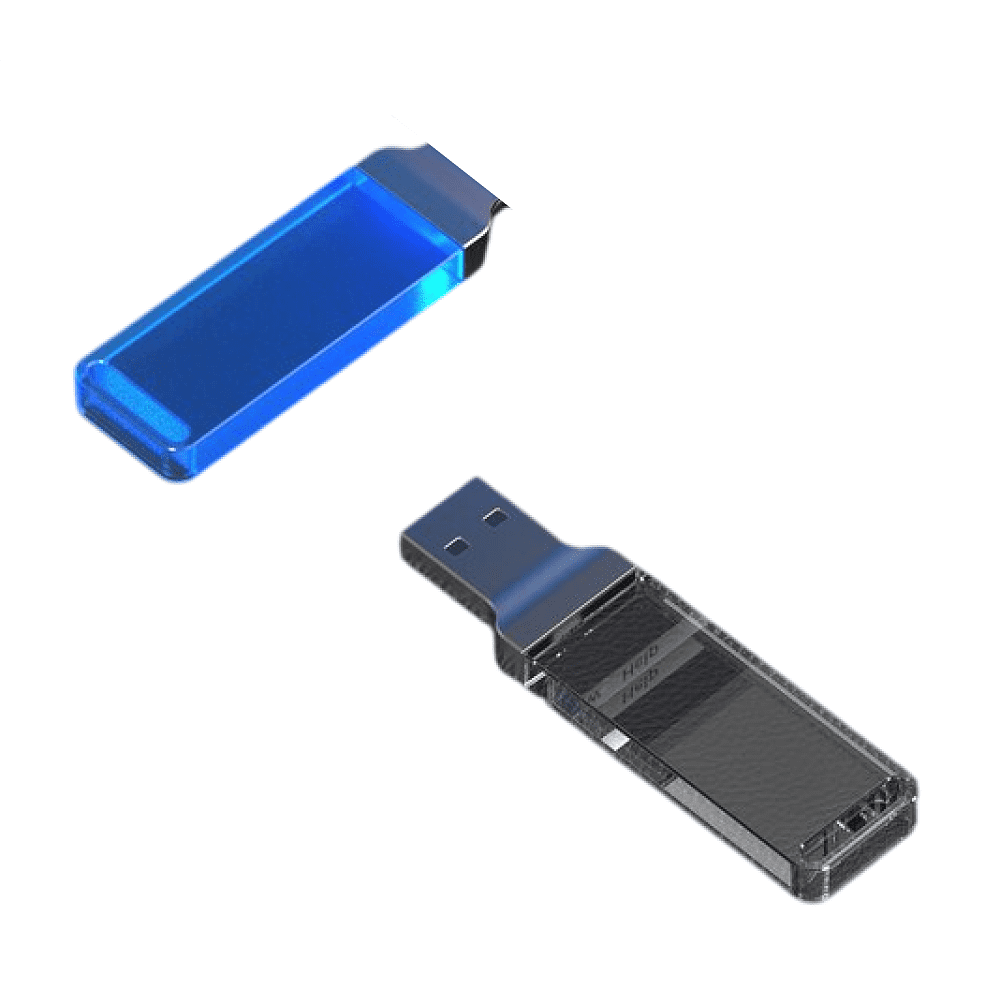 USB Flash накопитель 2.0 16 Gb ZC-005, пластик, металл, синий