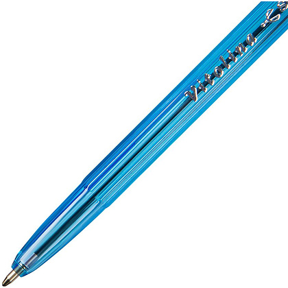 Ручка шариковая "Vitolina", 1.0 мм, прозрачный, стерж. синий - 2