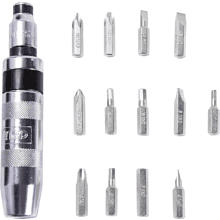 Отвертка ударно-поворотная с набором бит Deli YS EDL8901