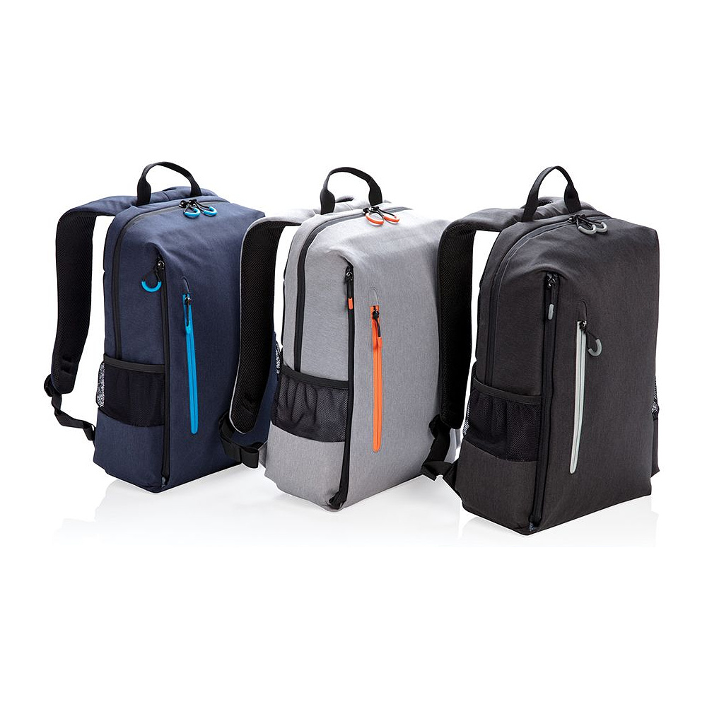 Рюкзак для ноутбука Xindao "Lima", серый, оранжевый - 6