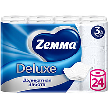 Бумага туалетная Zemma Deluxe