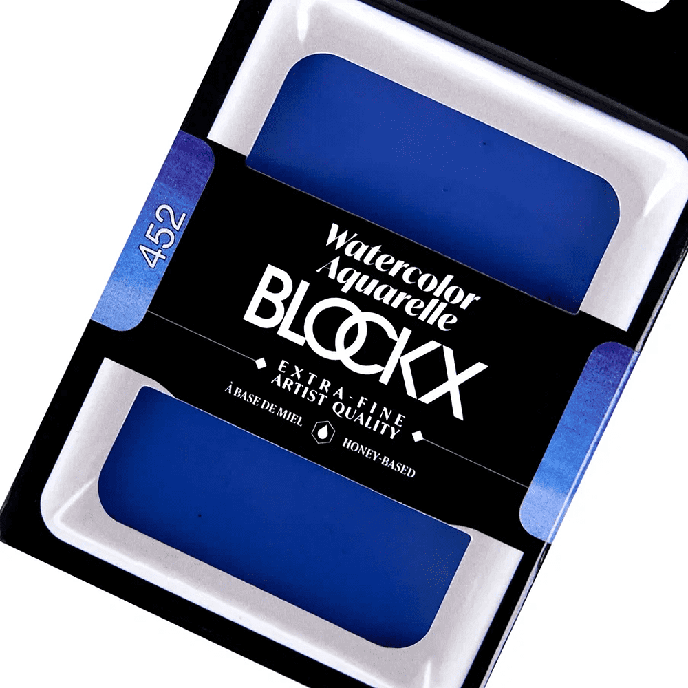 Краски акварельные "Blockx. Giant pan", 452 кобальт голубой, 18 мл., кювета - 3