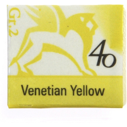 Краски акварельные "Renesans", 40 желтый венецианский, кювета