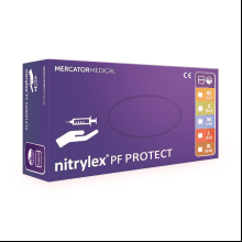 Перчатки нитриловые неопудренные одноразовые текстурированные Nitrylex