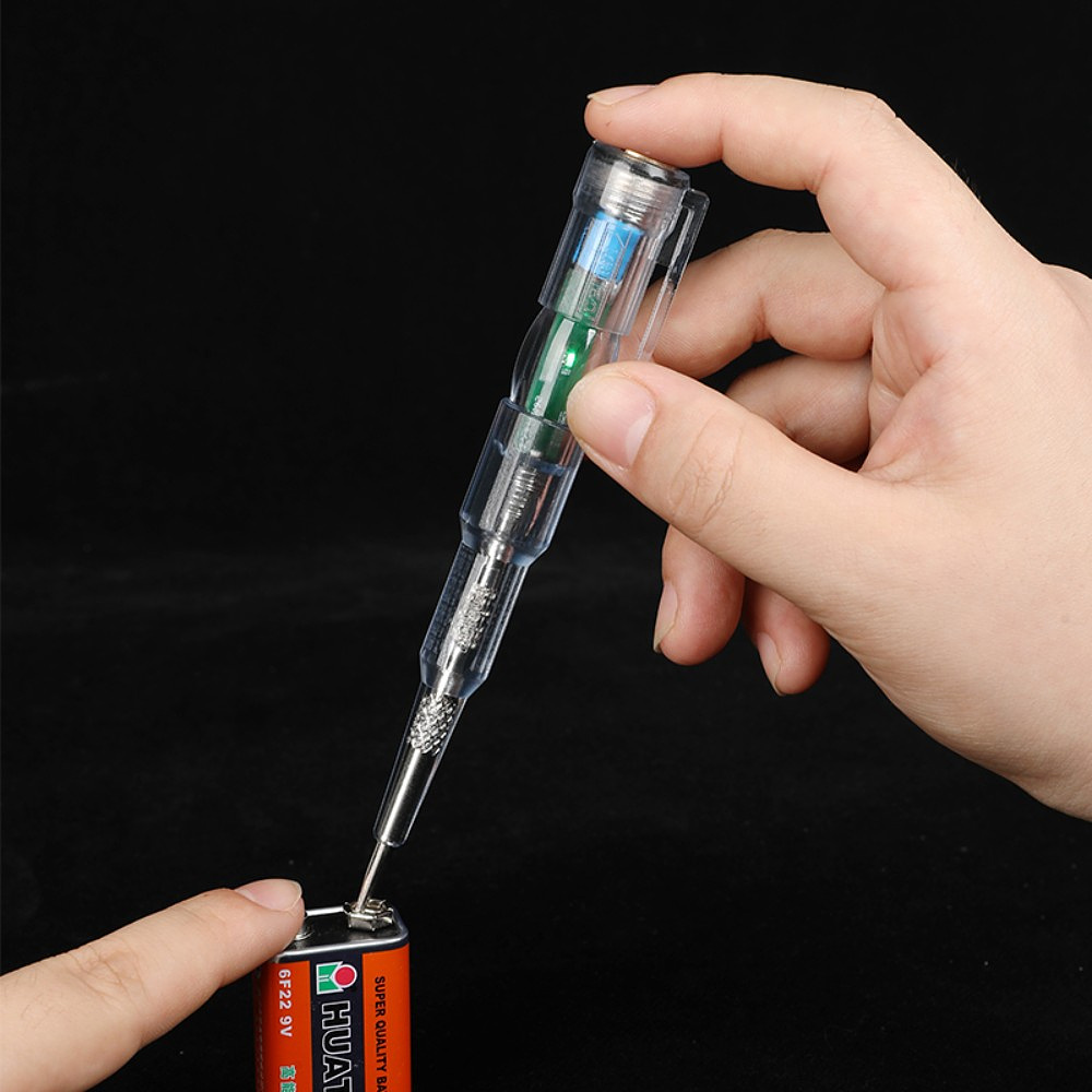 Индикаторная отвертка-тестер Deli YS EDL8004, 24 -250 В, светодиодная, прозрачный - 7