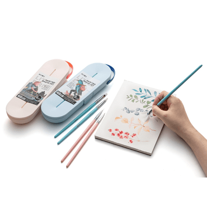 Набор кистей для рисования "Himi Little Bird", синтетика, 8 шт - 7