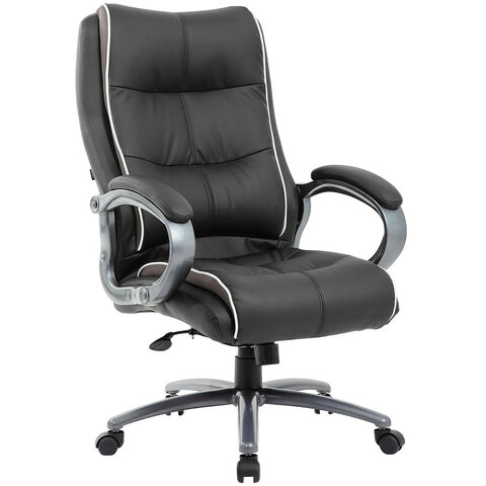 Кресло для руководителя BRABIX "Premium Strong HD-009", экокожа, металл, черный