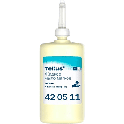 Мыло жидкое Tellus Комфорт, 1 л, мягкое, SC1