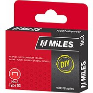 Скоба Miles №3, 14 мм, 1000 штук