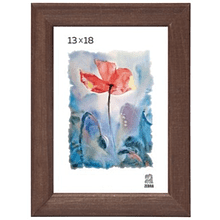 Фоторамка "Zebra", 13x18 см, 25 мм, с ножкой, красный