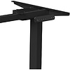 Стол с электроприводом WellDesk Prime 1300x675х18 черный/дуб канзас коричневый (9191461+9072451) - 6