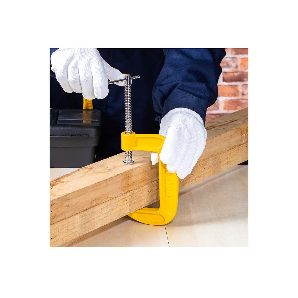 Струбцина G-образная Deli YS EDL-G205, 125 мм - 10