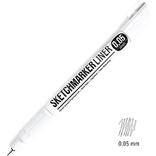 Ручка капиллярная "Sketchmarker", 0.05 мм, черный