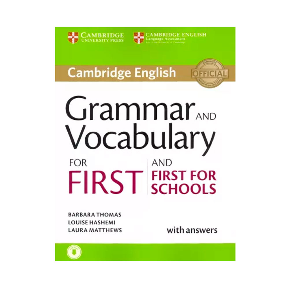 Книга "Grammar and Vocabulary for First and First for Schools Book with Answers and Audio", Barbara T.