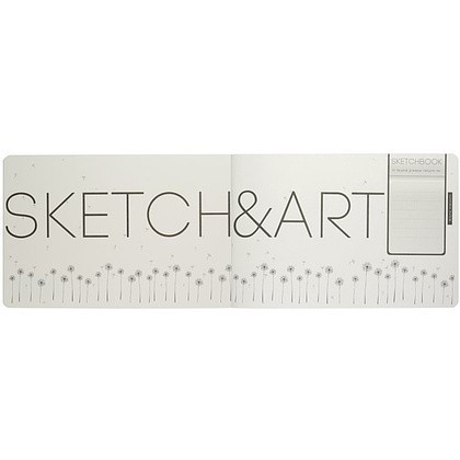 Скетчбук "Sketch&Art. Horizont", 25x17.9 см, 200 г/м2, 48 листов, красный - 4