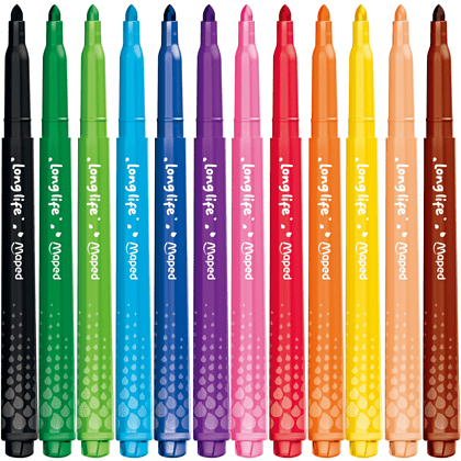 Фломастеры "Color Peps Long Life", 12 шт - 2