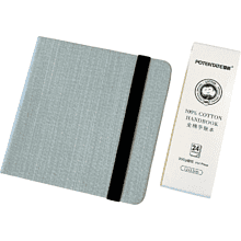 Cкетчбук для акварели "Potentate", горячий пресс, 12х12 см, 300 г/м2, 24 листа, серый