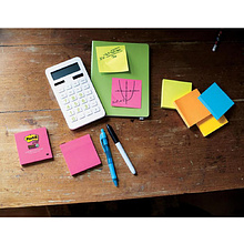 Бумага для заметок "Post-it Notes", 76x76 мм, 6x100 листов, розовый неон