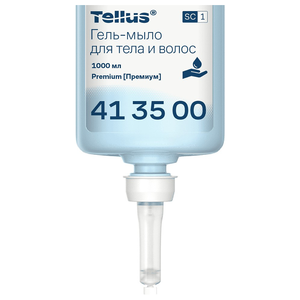 Мыло-гель Tellus Премиум для тела и волос 1 л, SC1 - 4