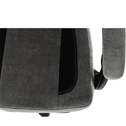 Кресло игровое Бюрократ Knight "Custom/F GR", ткань, пластик, серый, черный - 12