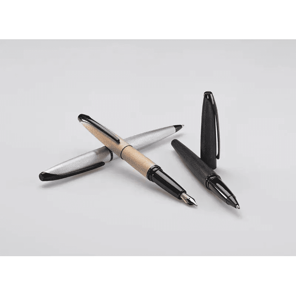 Ручка шариковая автоматическая "Cross ATX Brushed Black", 0.7 мм, черный, стержень черный - 5