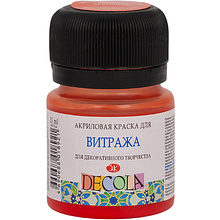 Краска акриловая для витража "Декола"