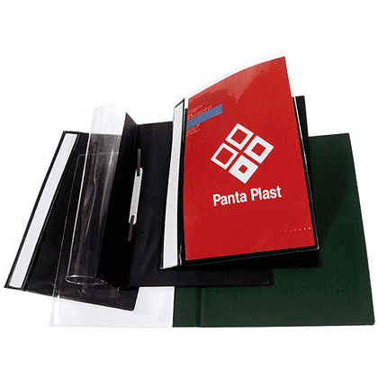 Папка-скоросшиватель "Panta Plast", А4, панорама, темно-синий - 3