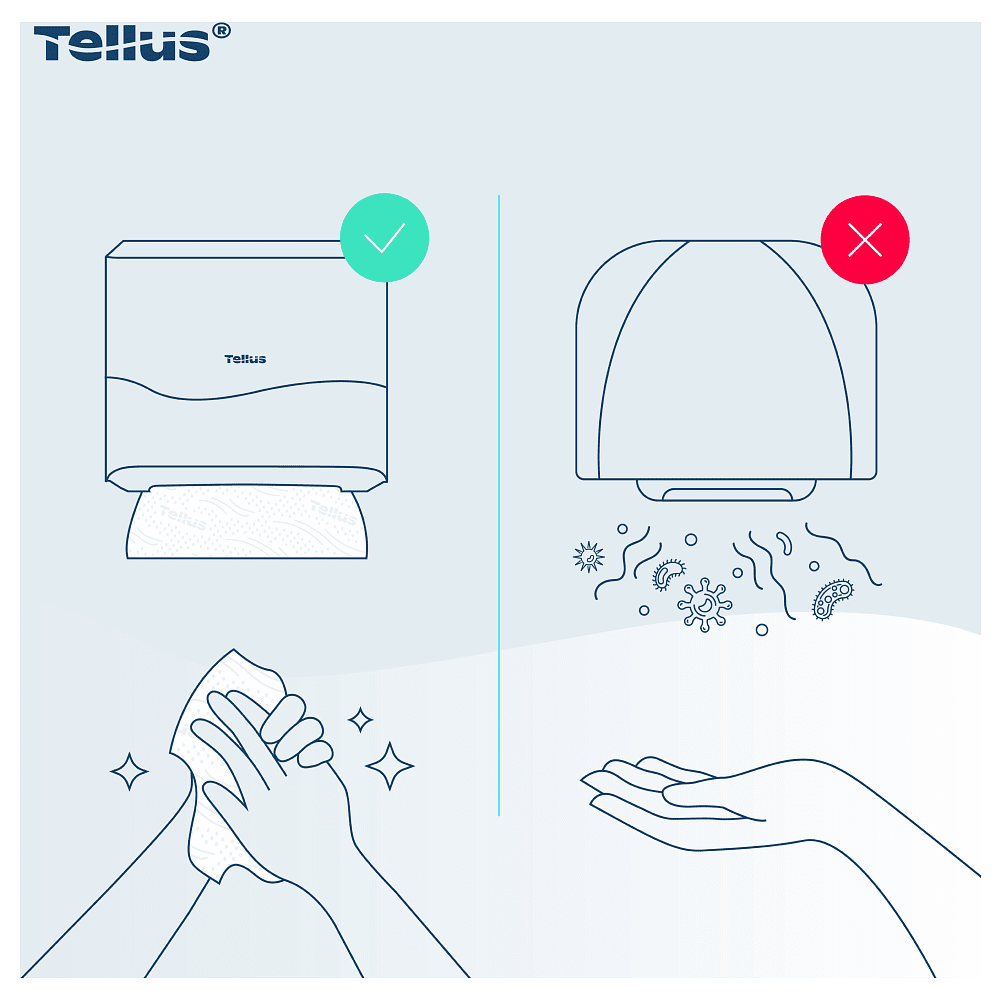 Диспенсер Tellus для полотенец листовых, мини, черный, HT3 - 14