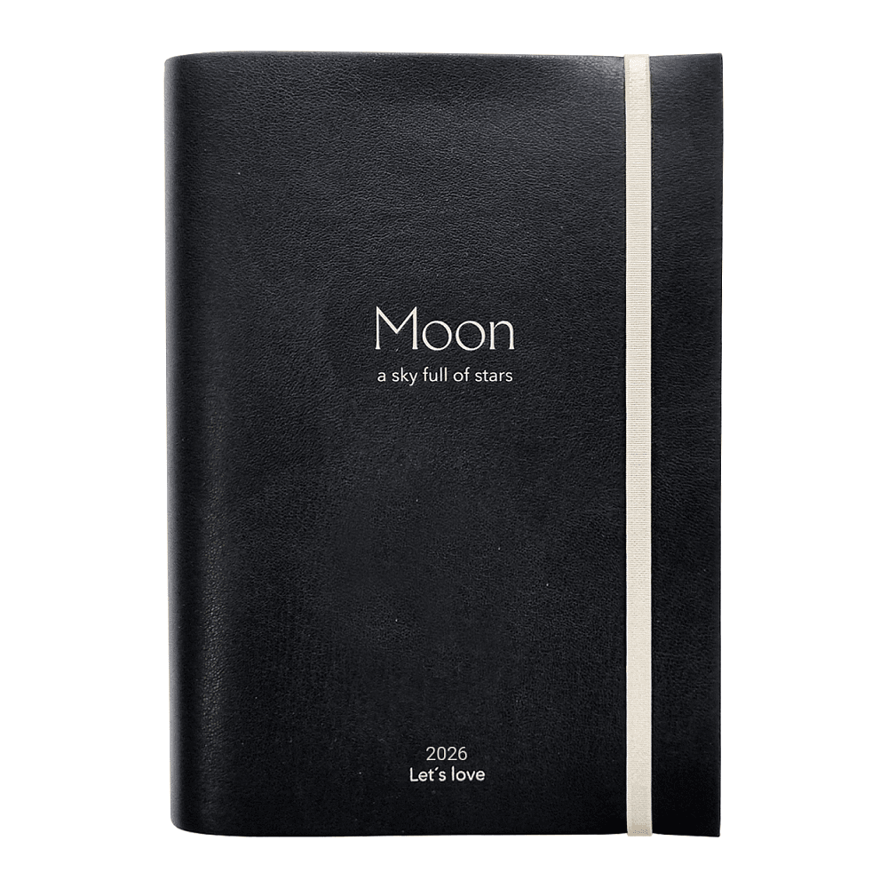 Ежедневник датированный "Universe" 2026, А5, 352 страницы, черный