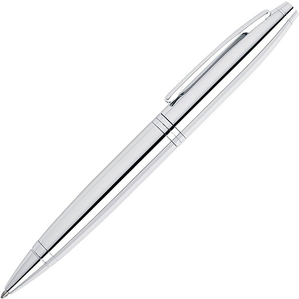Ручка шариковая автоматическая "Cross Galais", 0.7 мм, серебристый, стерж. черный - 2