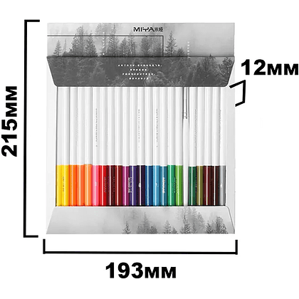 Карандаши акварельные "Himi Miya", 24 шт - 2