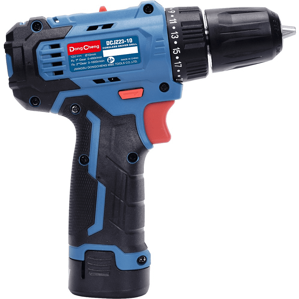 Аккумуляторная дрель-шуруповерт DongCheng DCJZ23-10 (TYPE EK), 12 В, без аккумулятора и зарядного устройства, тип Z - 3