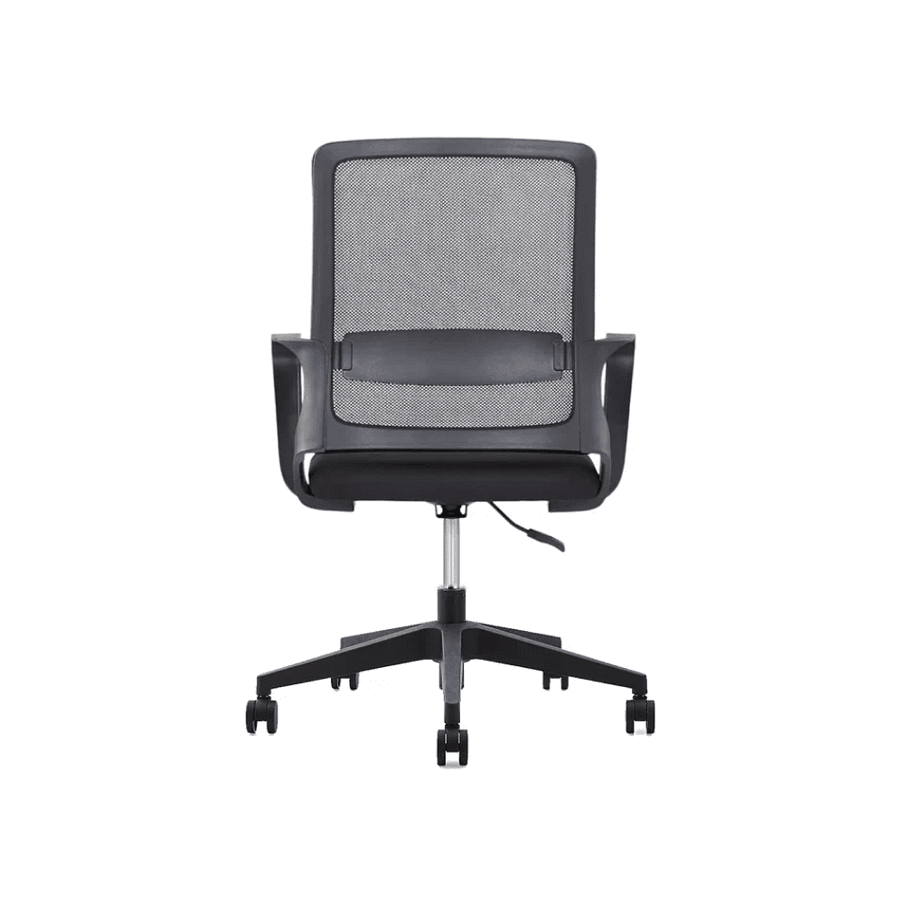 Кресло для персонала SitZone "U-0385 PL", ткань, пластик, черный, 2 шт/упак - 3