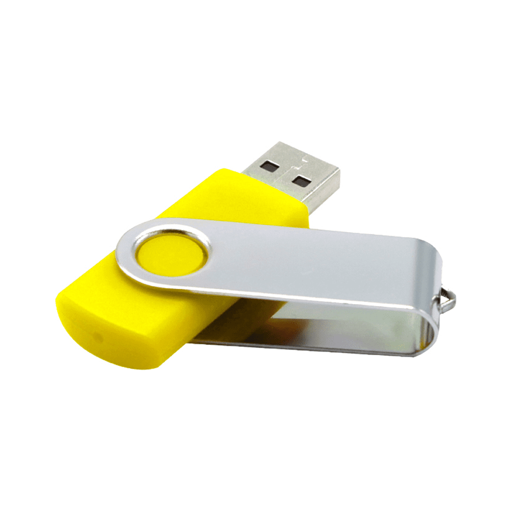 USB Flash 2.0 16 Gb VDF-008, пластик, метал, желтый  - 3