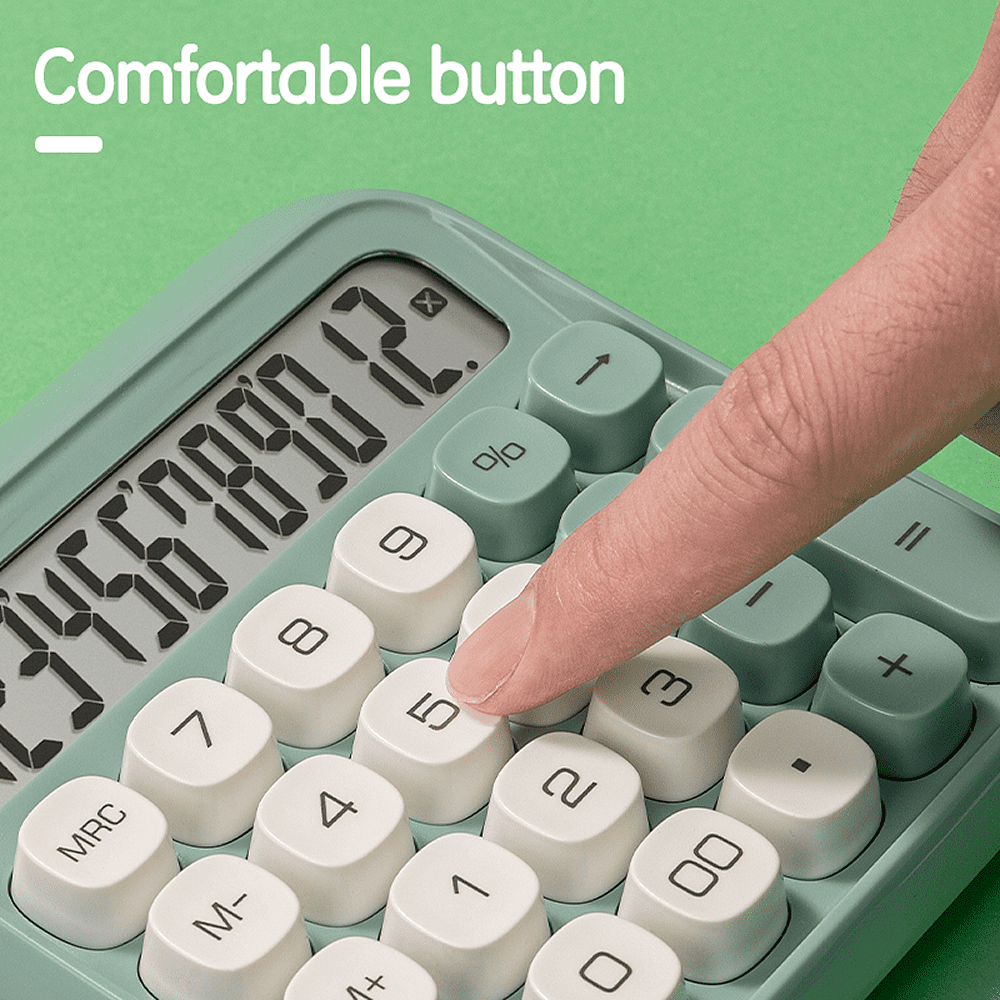 Калькулятор настольный EM36 Deli, 12-разрядный, пластик, розовый - 3