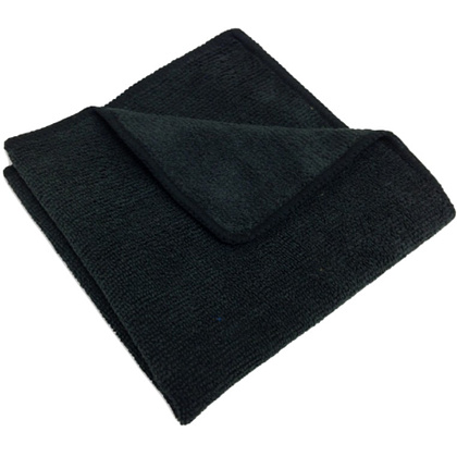 Салфетка из микроволокна, 190 г/м2, 30х30см, черный, 3 шт/упак