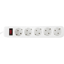 Сетевой фильтр Sonnen SPW-305, 3 м, 5 розеток, белый