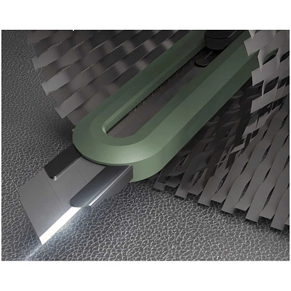 Нож универсальный "Deli Home", 18 мм, зелёный - 5