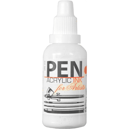 Акрил жидкий "Acrilic Ink", 1 белила титановые
