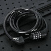 Замок тросовый велосипедный Deli YS EDL508051, 10 x 1200 мм, кодовый - 6