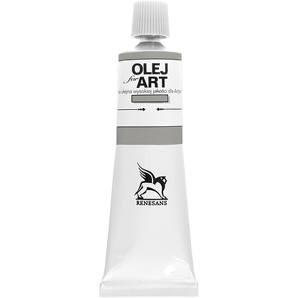 Краски масляные Renesans "Oils for art", 48 серый перламутровый, 60 мл, туба