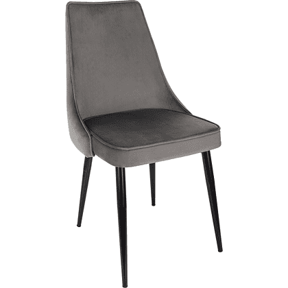 Стул Бюрократ "CH-K4", ткань, темно-серый, металл