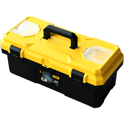 Ящик для инструмента Deli "EDL432620", 455x220x190 мм, пластмасса, с секциями