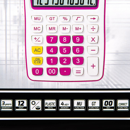 Калькулятор настольный Rebell "SDC-912GR", 12-разрядный, зеленый - 3